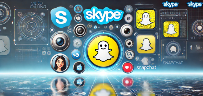 Snapchat intègre les lentilles AR dans les conversations Skype