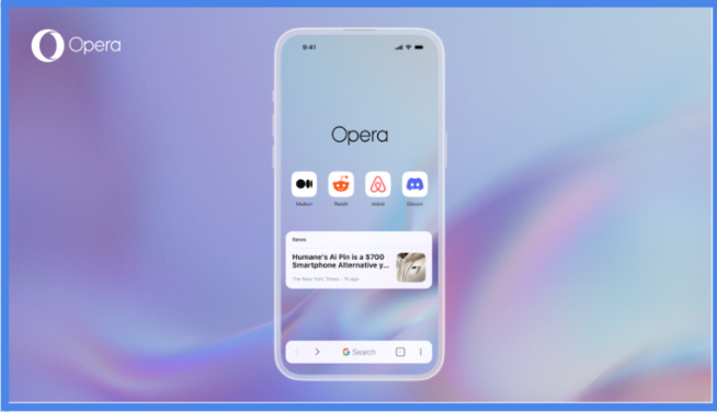 Opera lance Opera One sur iOS : un navigateur basé sur l'IA